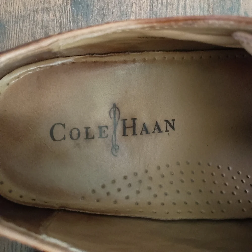 Cole Haan Nike Air Classic Brown Leather Men's Shoes_10